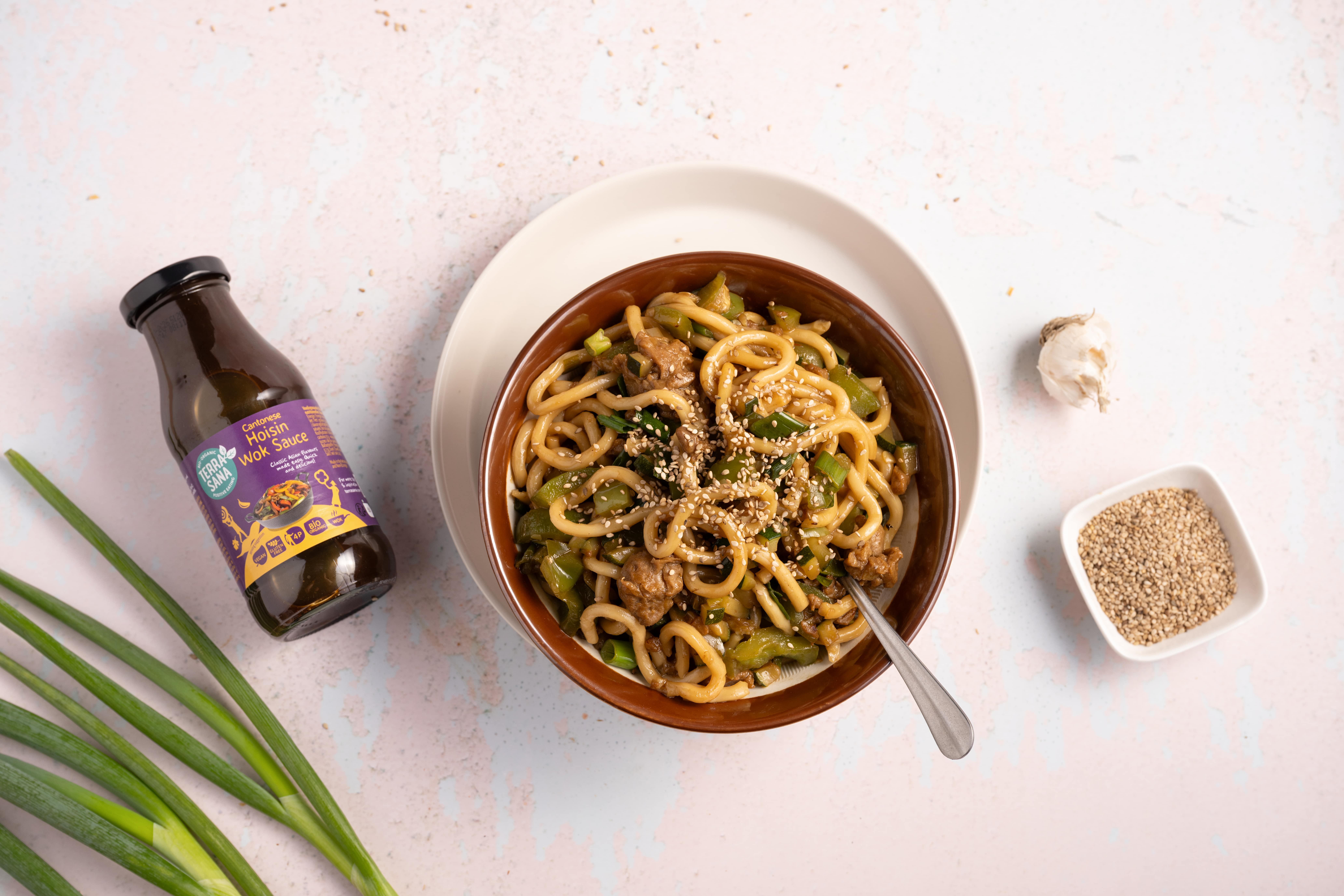 udon, hoisin sauce, hoisin salsa, noodle recipe